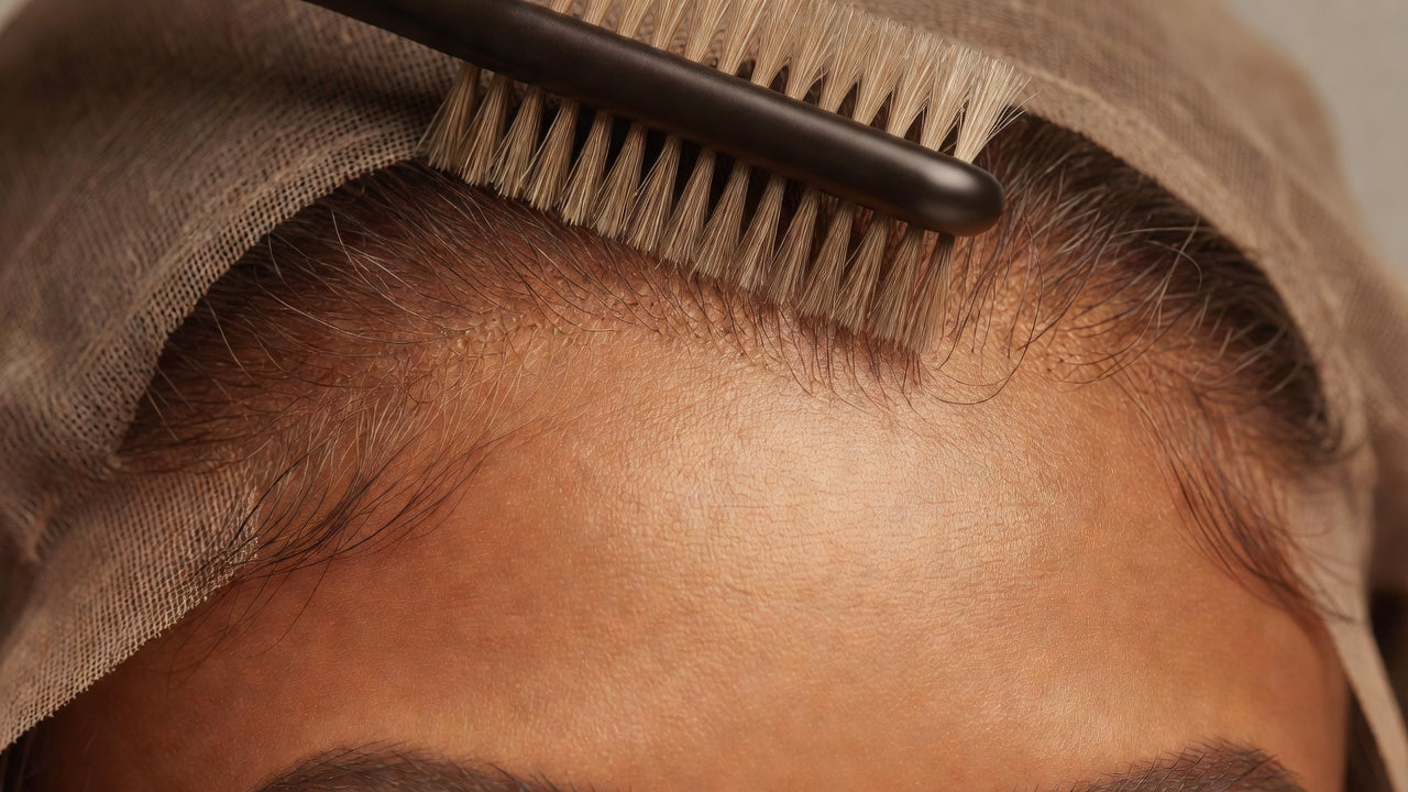 How to add baby hairs to a wig for a natural looking hairline