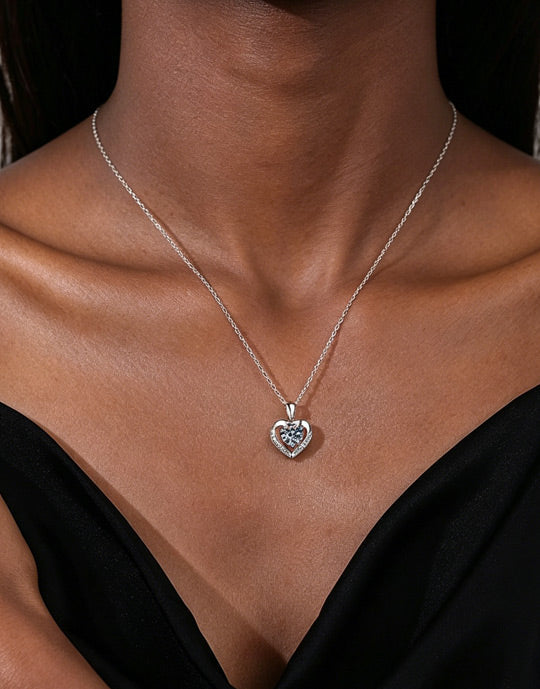 Moissanite Necklaces, Pendant Necklaces & Solitaire Styles