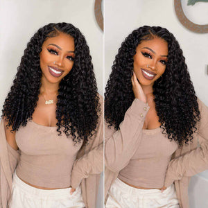 Glueless Kinky Curly Wig cap construction and glueless band detail | Oglowa