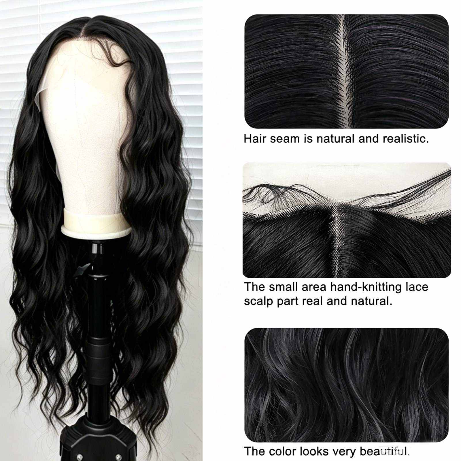 Natural Glueless Body Wave Wig Cap Construction | Oglowa Wigs