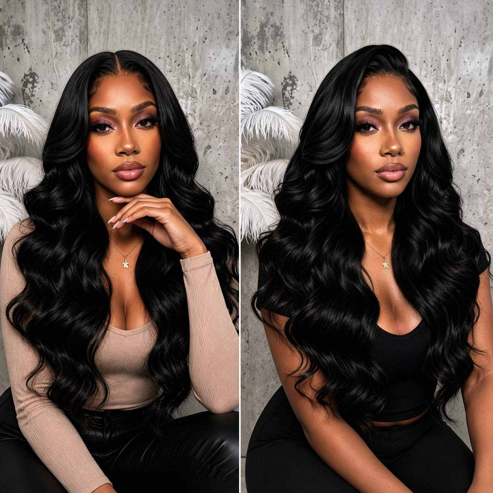 Natural Glueless Body Wave Wig Product Features | Oglowa Wigs